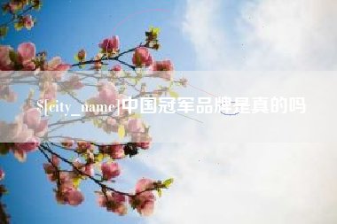 临夏中国冠军品牌是真的吗