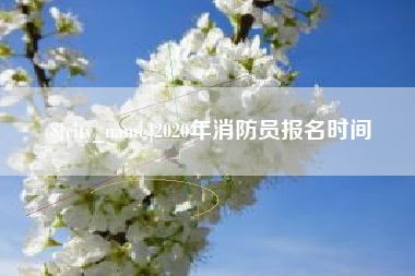临夏2020年消防员报名时间