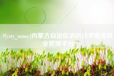 临夏内蒙古自治区消防技术服务执业管理平台