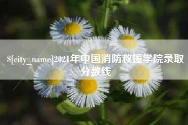 临夏2021年中国消防救援学院录取分数线