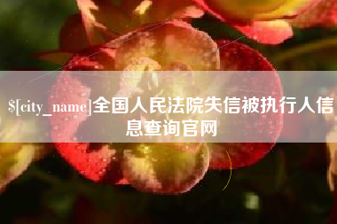 临夏全国人民法院失信被执行人信息查询官网