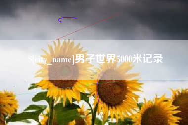 临夏男子世界5000米记录