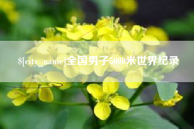 临夏全国男子5000米世界纪录
