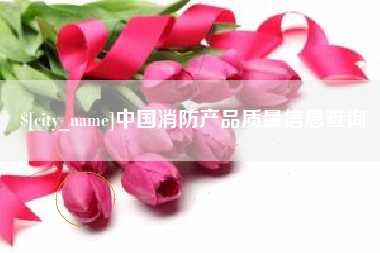 临夏中国消防产品质量信息查询