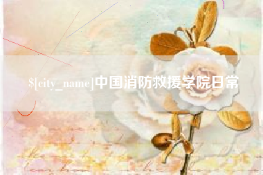临夏中国消防救援学院日常