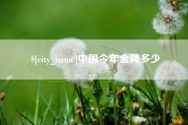 临夏中国今年金牌多少