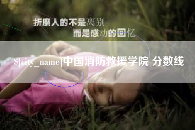 临夏中国消防救援学院 分数线
