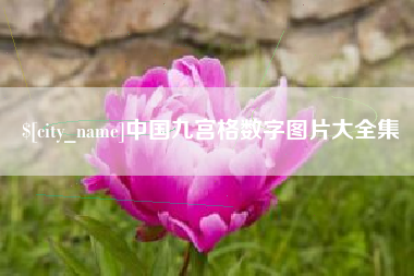 临夏中国九宫格数字图片大全集