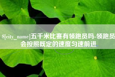 临夏五千米比赛有领跑员吗-领跑员会按照既定的速度匀速前进