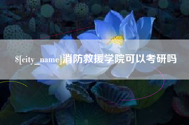 临夏消防救援学院可以考研吗