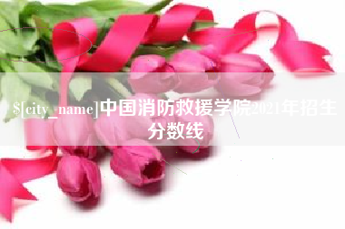 临夏中国消防救援学院2021年招生分数线
