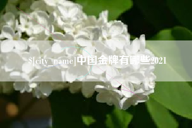 临夏中国金牌有哪些2021